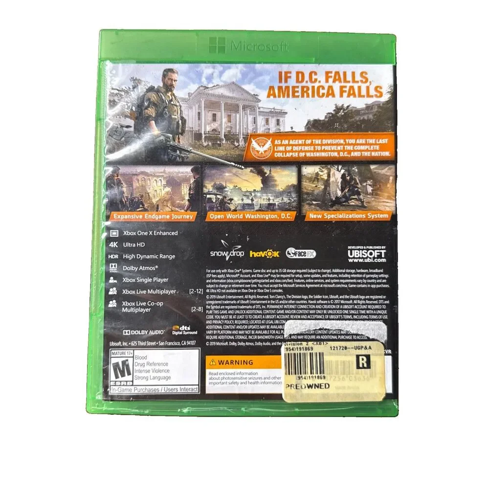 Tom Clancy's The Division 2 - Microsoft Xbox One Case Damaged